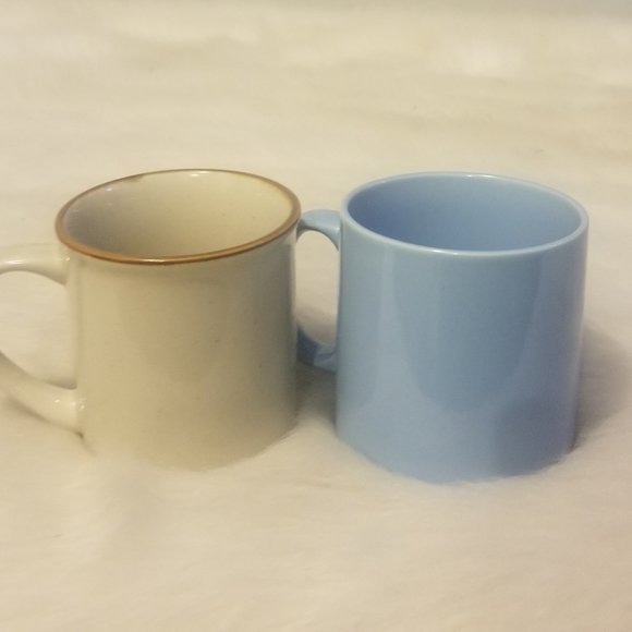 2 Assorted Ceramic Coffee Mugs 90's - Picture 3 of 4